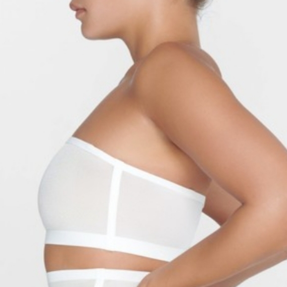 SKIMS Power Mesh Bandeau in Sienna - Picture 14 of 15